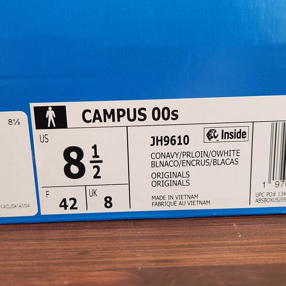 Adidas Size 8.5M/10W Campus 00S Marine Blue‎ New main image 9